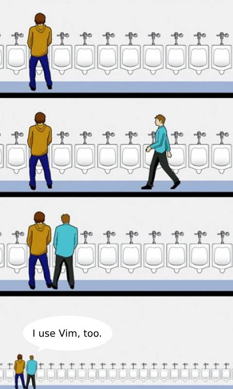 Urinal etiquette